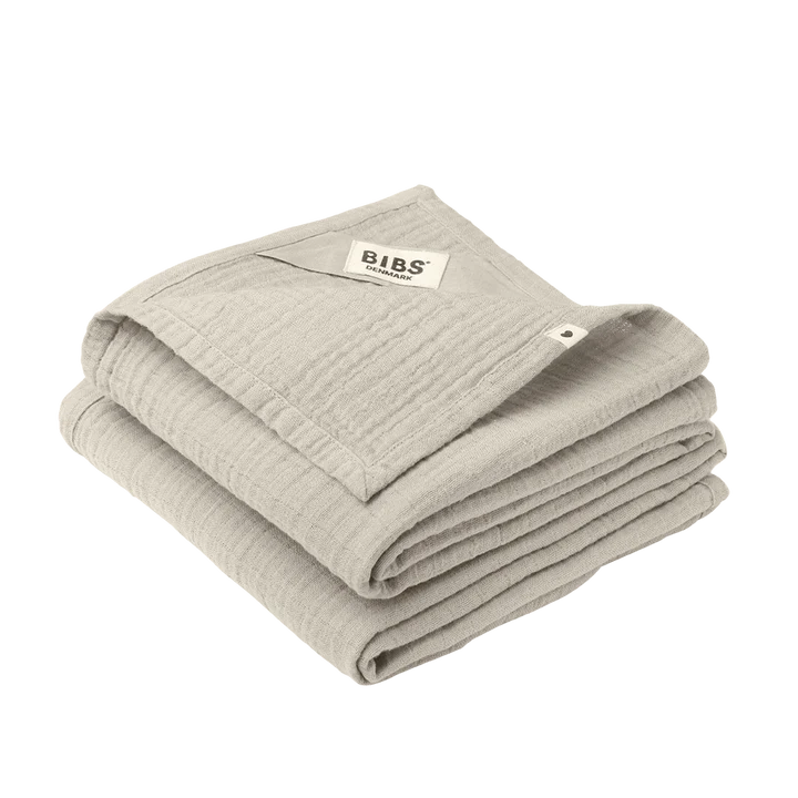 Bibs Muslin Cloth - Stofble (2 stk.) - Sand
