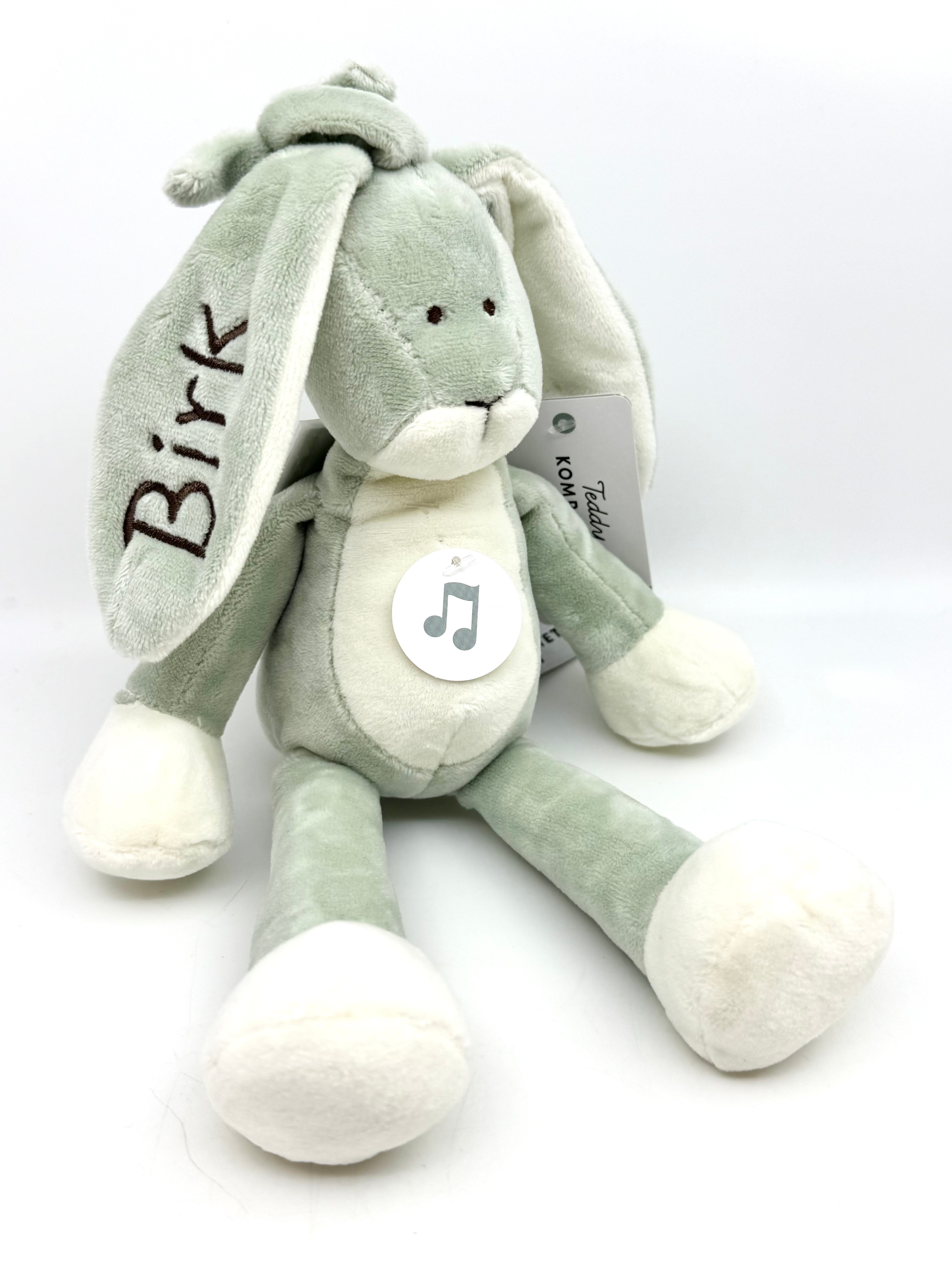 Diinglisar spilledåse - Kanin - grøn /1336