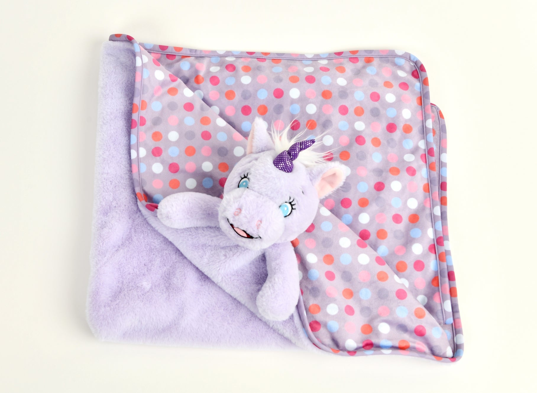 Nusseklud - Babytæppe - kanin lilla/1122