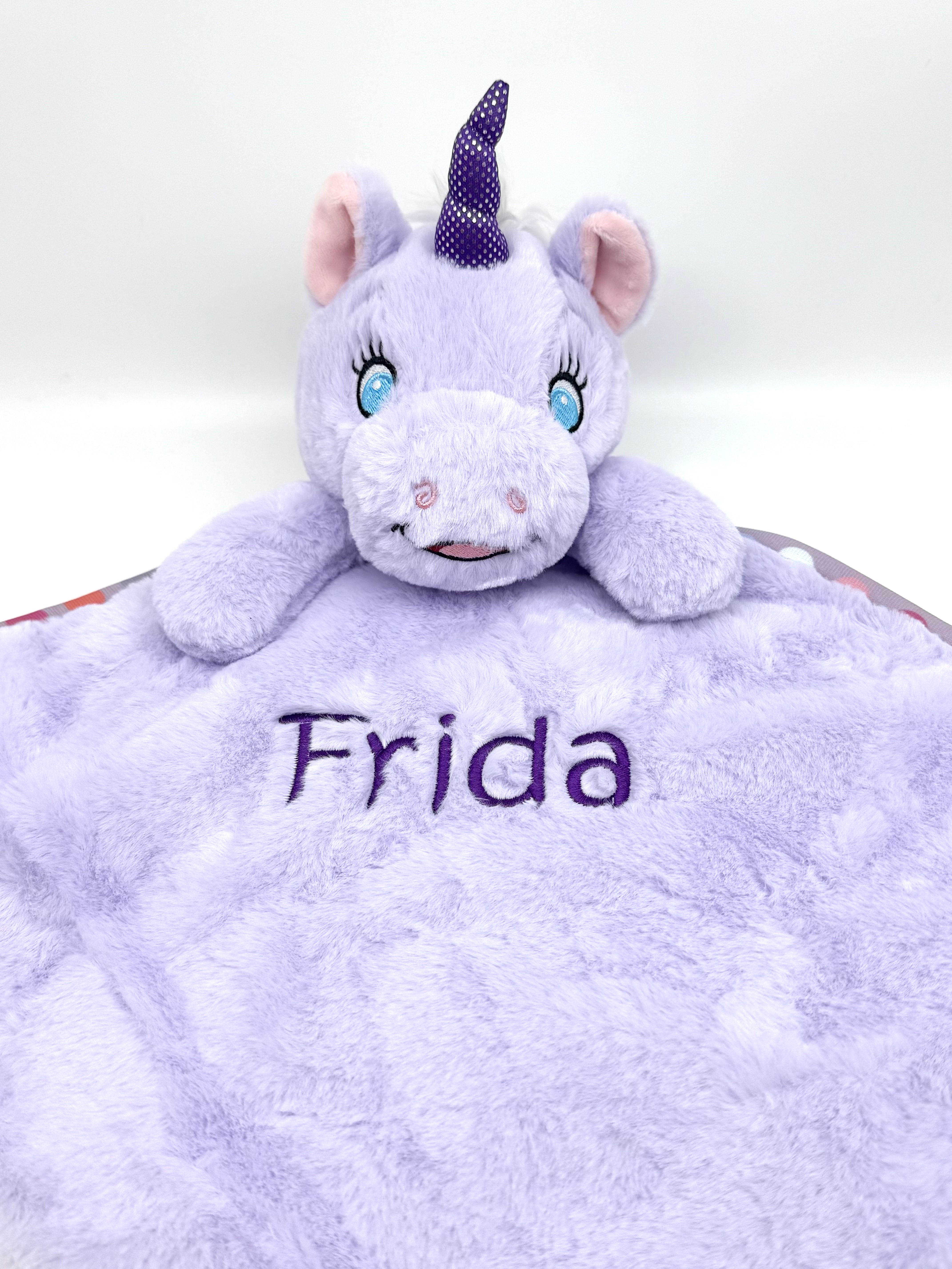 Nusseklud - Babytæppe - kanin lilla/1122