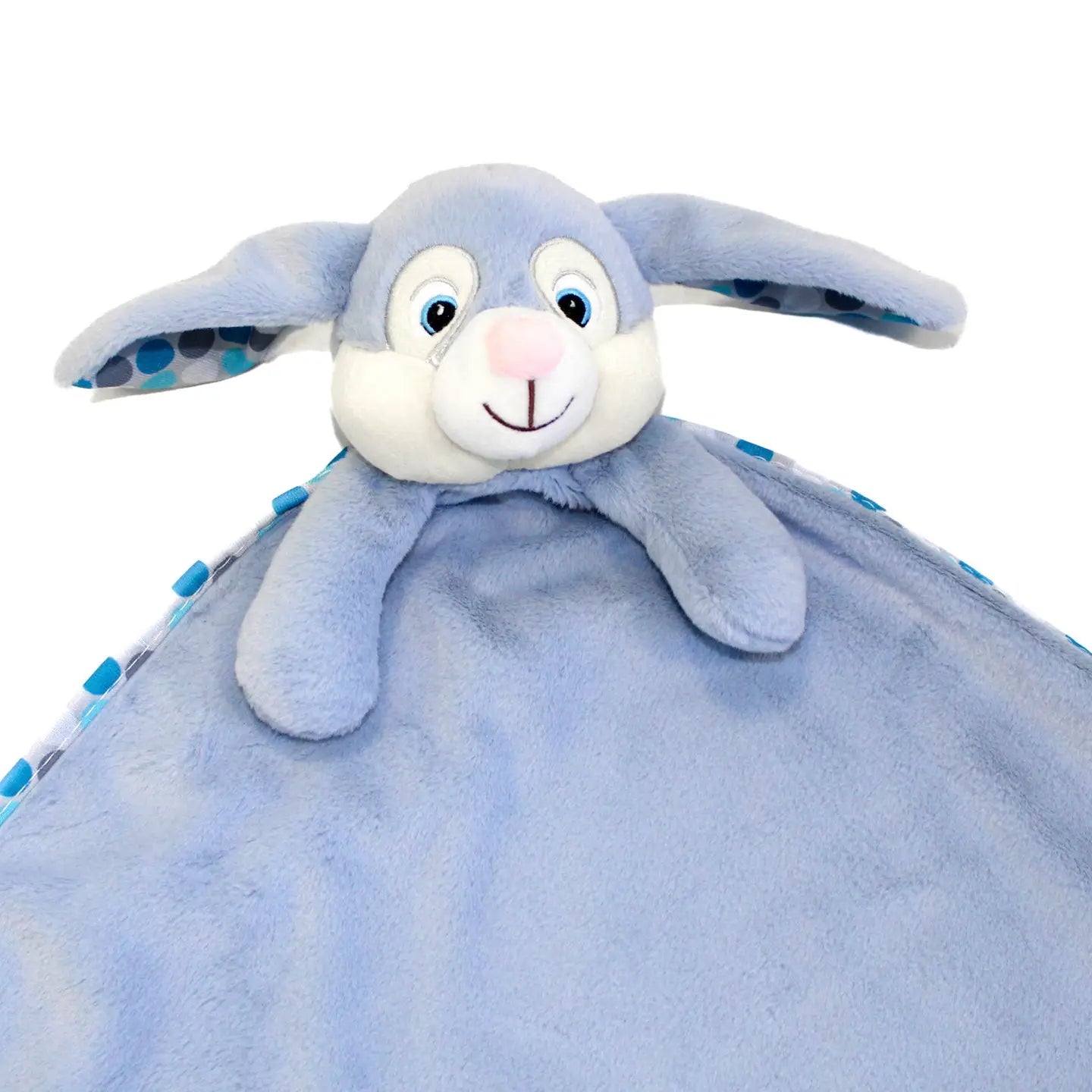 Nusseklud - Babytæppe - kanin blå