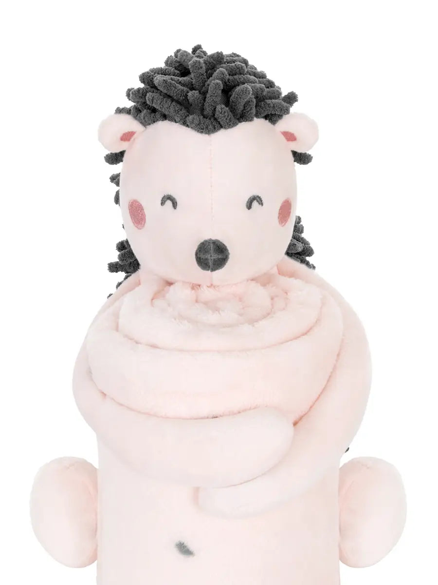 Babytæppe med bamse - Hedge Hugs, Pindsvin