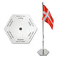Bordflag Familie 6 kantet