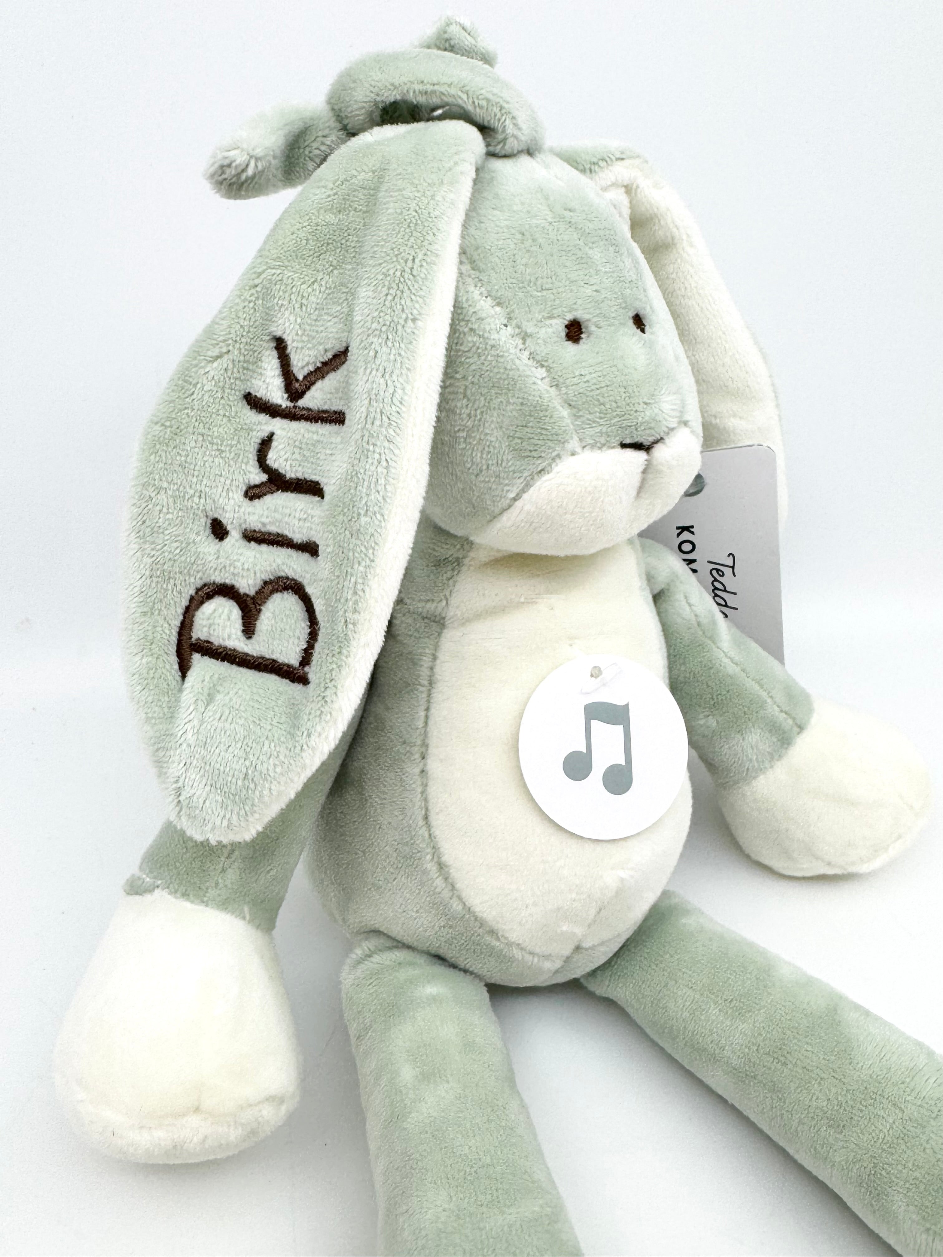 Diinglisar spilledåse - Kanin - grøn /1336