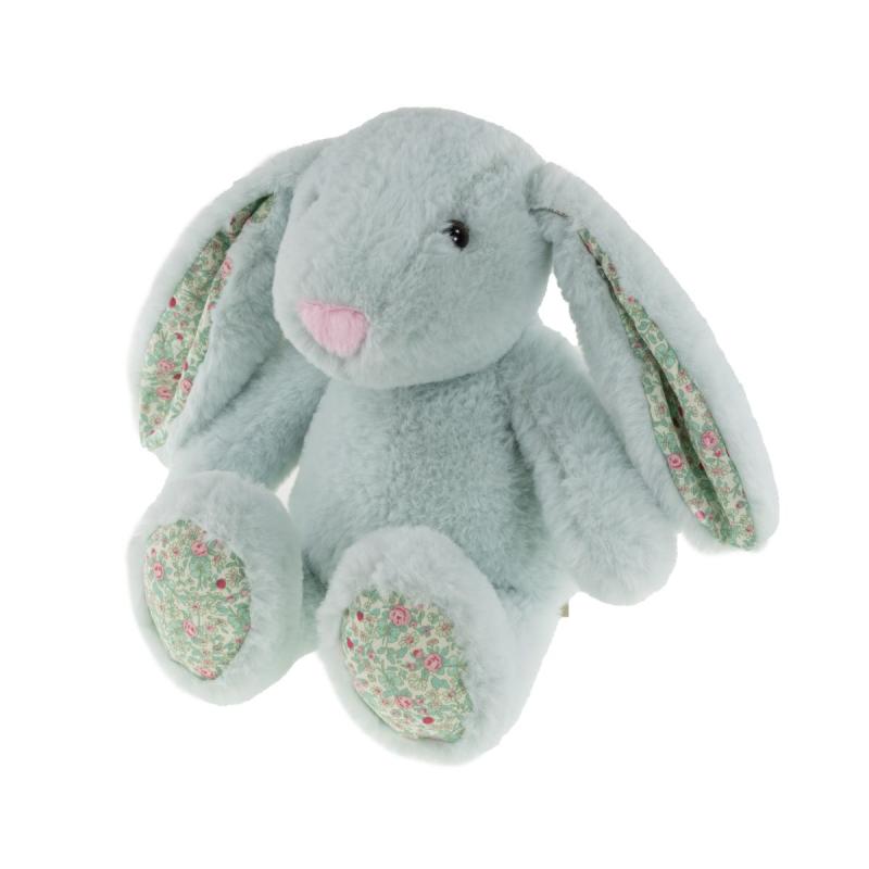 Nussebamse - Tinka - Lyseblå m. blomster
