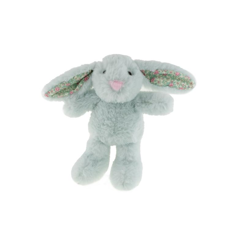 Nussebamse - Tinka - Lyseblå m. blomster