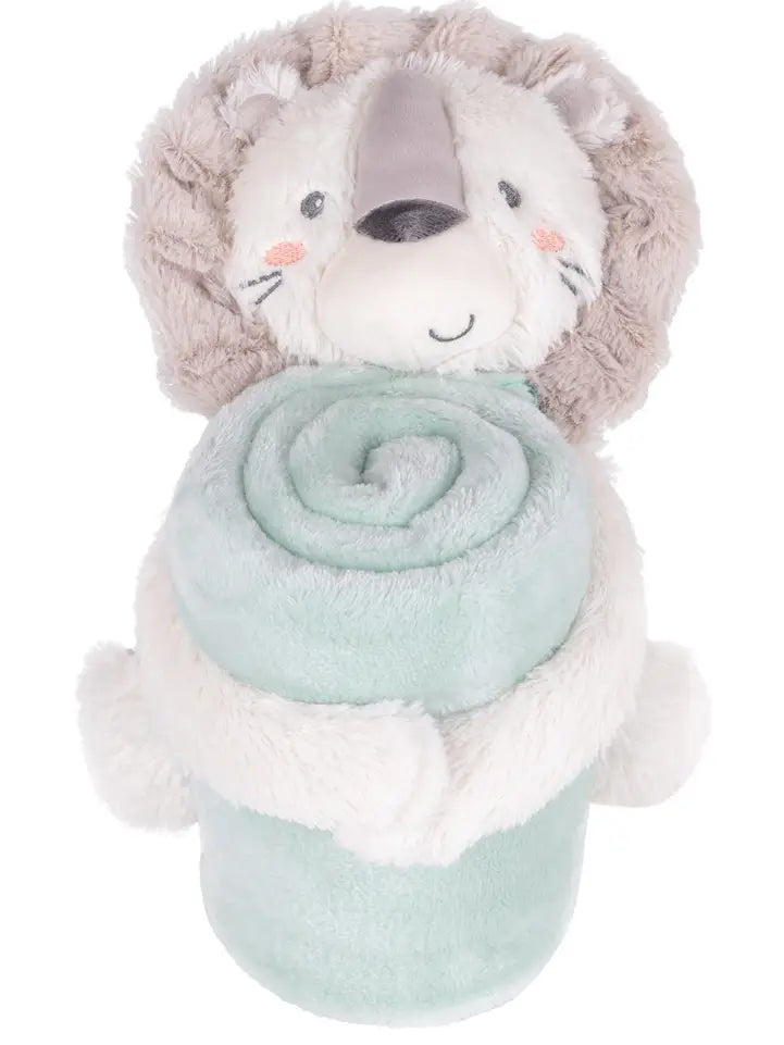 Babytæppe med bamse - Jungle King, Løve