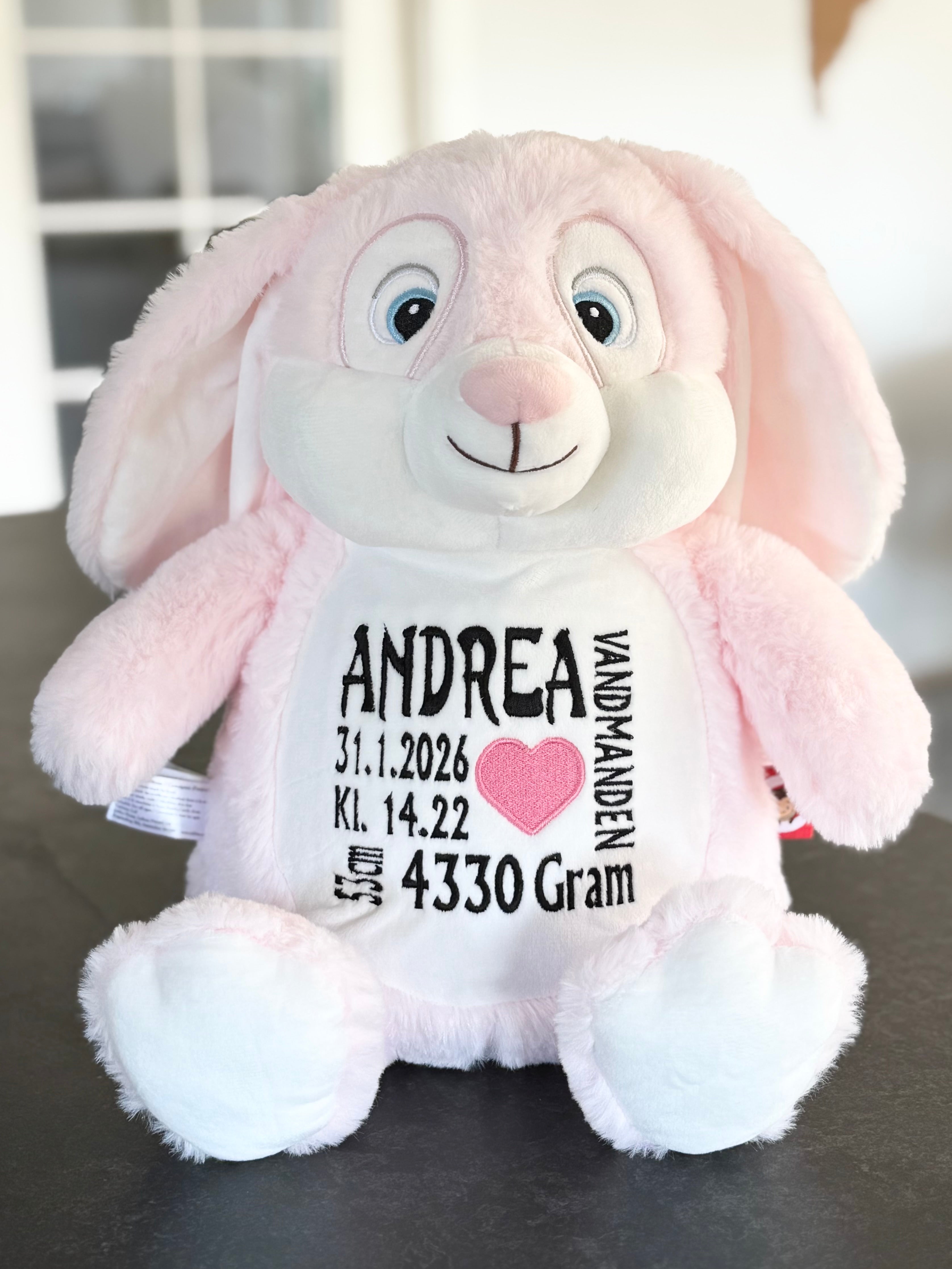 Lyserød Kanin(C) bamse NY