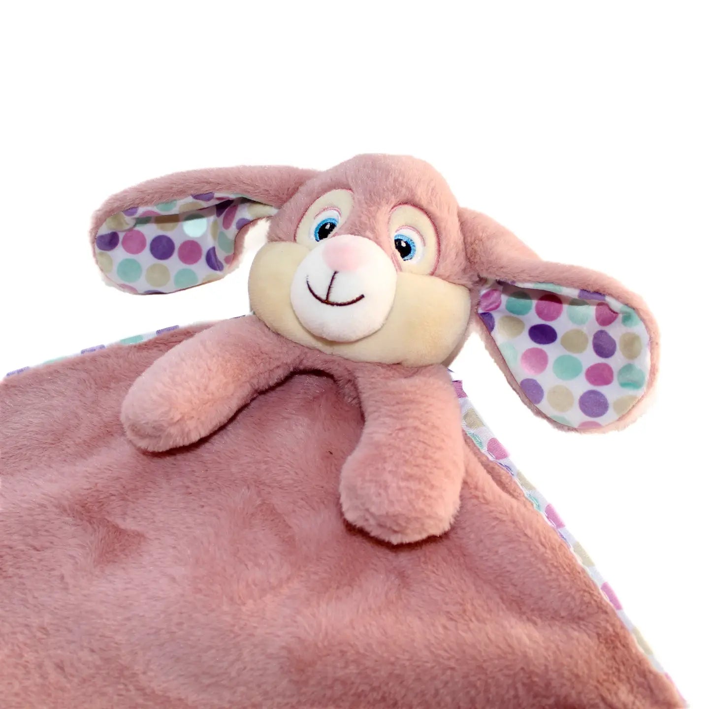 Nusseklud - Babytæppe - kanin rosa