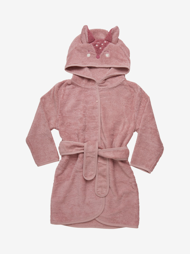 Økologisk badekåbe - Misty Rose m. Bambi hætte