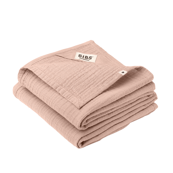 Bibs Muslin Cloth - Stofble(2 stk.) - Blush