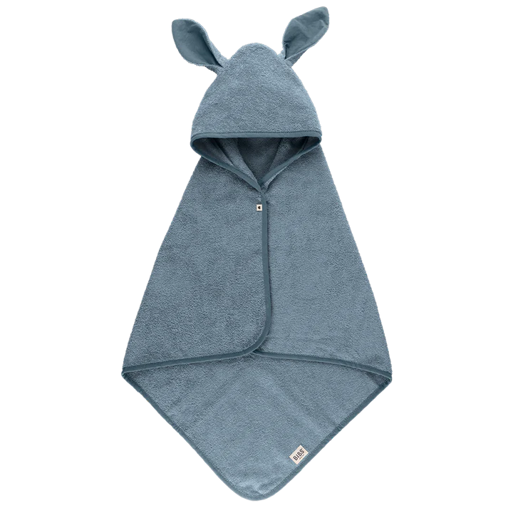 BIBS Kangaroo Hoodie Towel - Babybadeslag Petrol