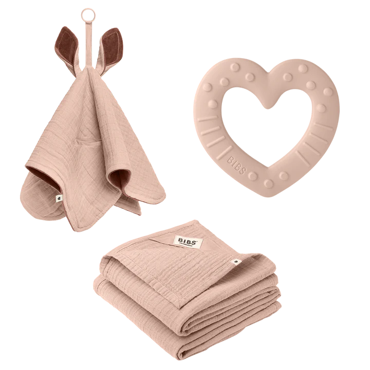 BIBS Baby Shower Gavesæt - Blush