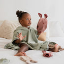 BIBS Kangaroo Bath Mitts Woodchuck