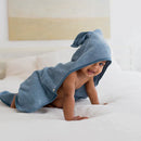 BIBS Kangaroo Hoodie Towel - Babybadeslag Sage