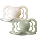 Bibs Supreme sutter str. 1 (+ 0 mdr.)  - 2-pak - Ivory/Sage