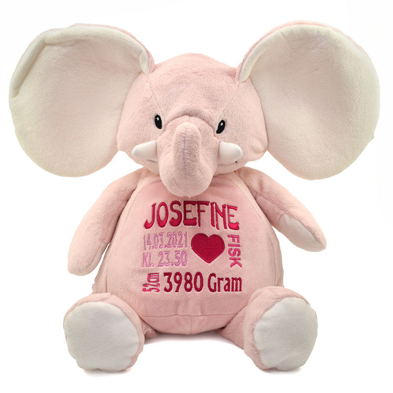 Pink elefant bamse