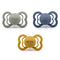 Bibs Supreme Silicone str. 2 (+ 6 mdr.) - Sage/Petrol/Mustard