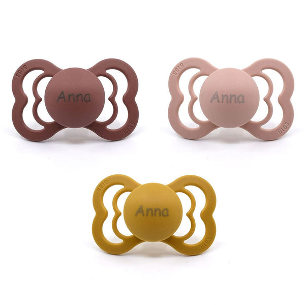 Bibs Supreme Silicone str. 2 (+ 6 mdr.)  - Woodchuck/Blush/Mustard