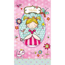 Kort med konvolut - Tillykke med prinsesse (96x174mm)
