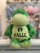 Grøn dinosaur bamse