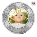 Fotoramme Blomst med navn og data