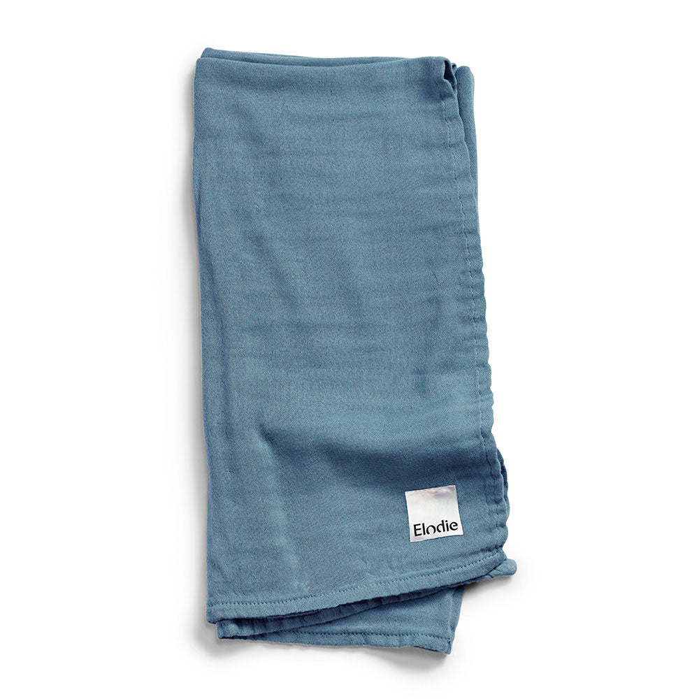 Bamboo Muslin Blanket - Tender Blue