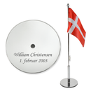 Bordflag med navn