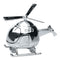 Sparebøsse - Helikopter - Forsølvet